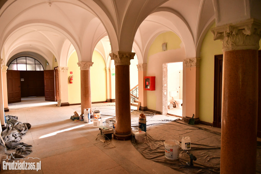 Remont nowej siedziby Grudziądzkiej Czwórki