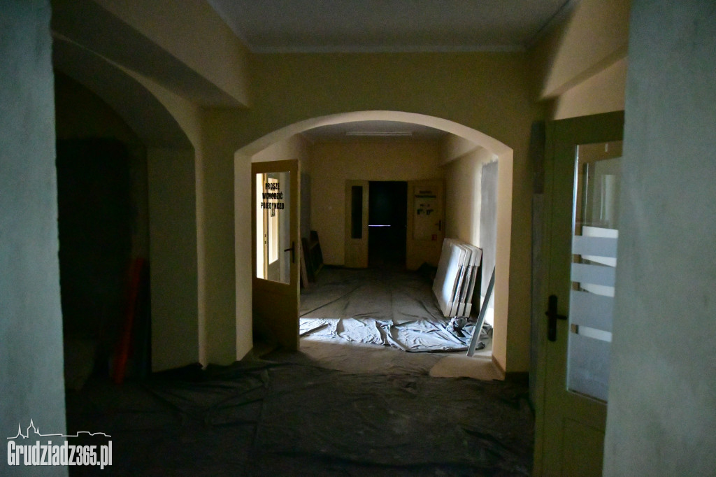 Remont nowej siedziby Grudziądzkiej Czwórki