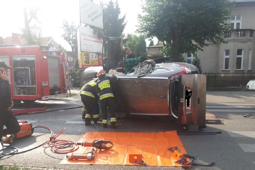 Wypadek na Piłsudskiego w Grudziądzu