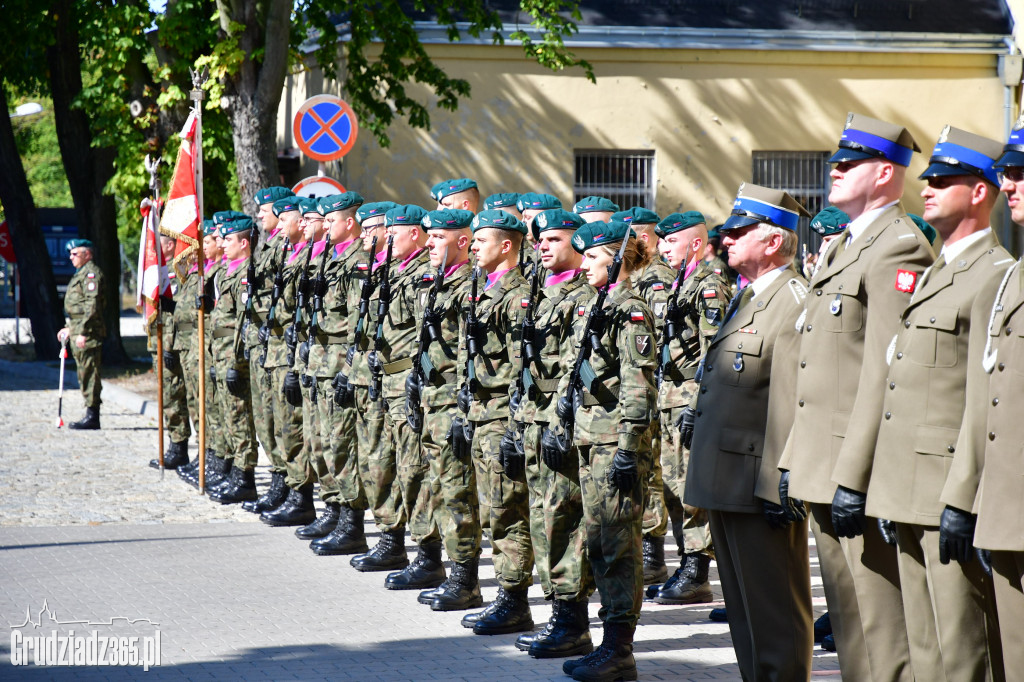 Uroczysta zbiórka batalionu Grudziadz