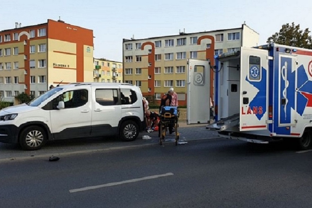 Potrącenie dziecka na ulicy Kalinkowej