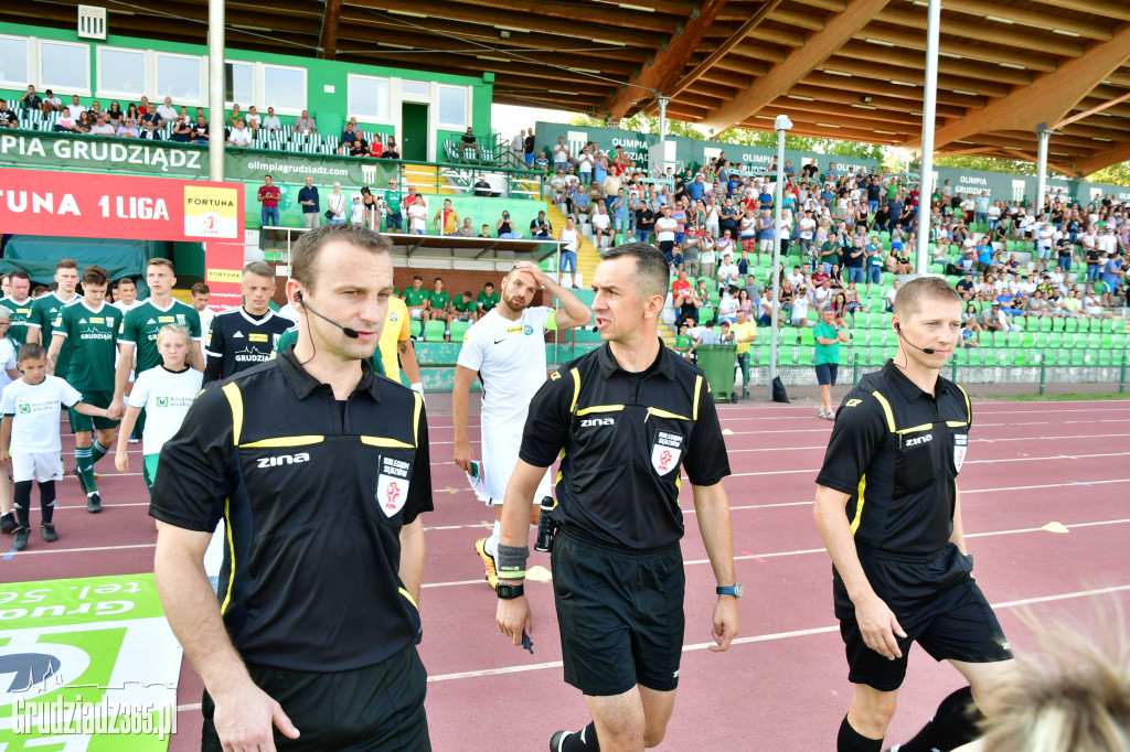 Olimpia Grudziądz wygrywa z Wartą Poznań