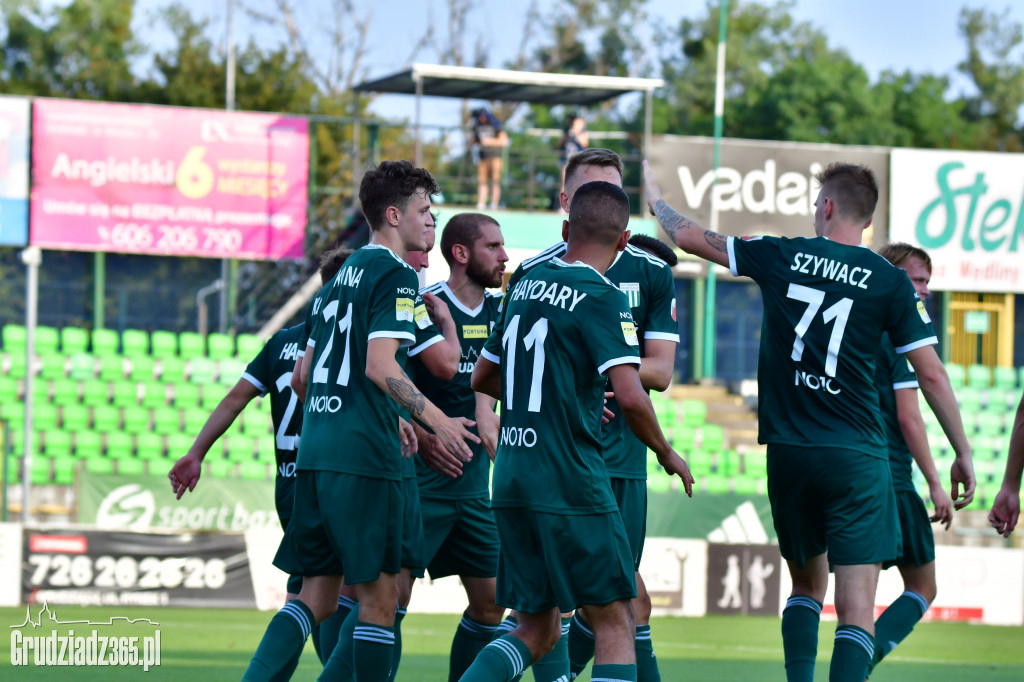 Olimpia Grudziądz wygrywa z Wartą Poznań