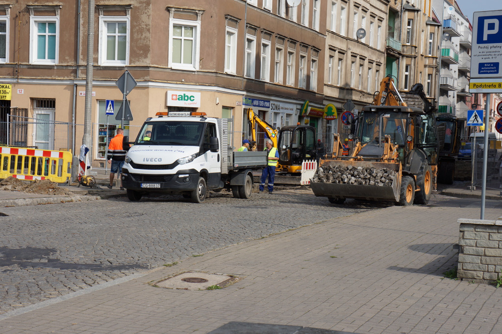 Remont ulicy Sienkiewicza w Grudziądzu