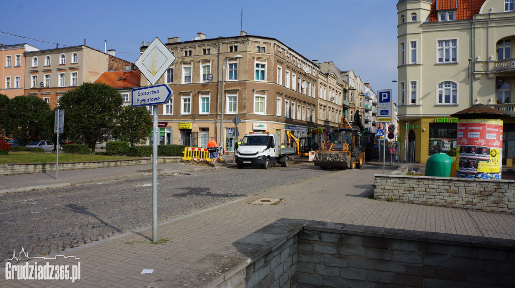 Remont ulicy Sienkiewicza w Grudziądzu