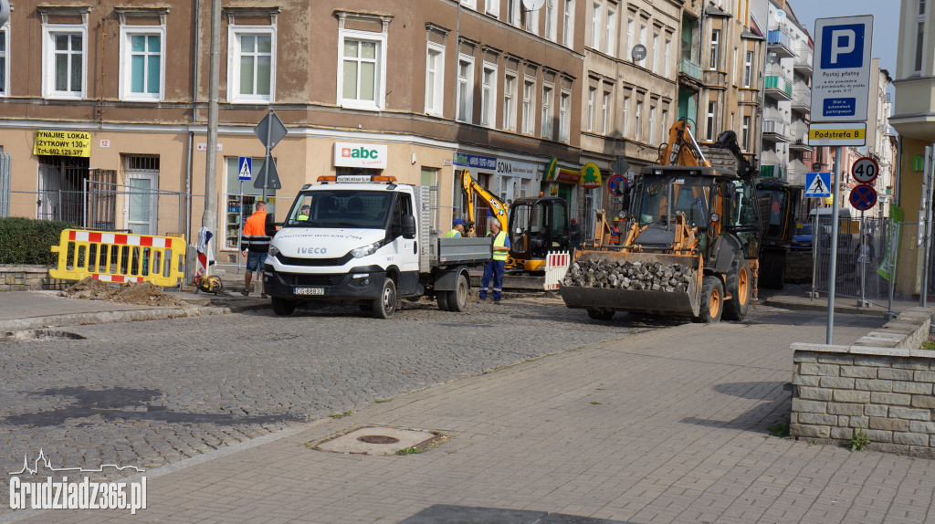 Remont ulicy Sienkiewicza w Grudziądzu