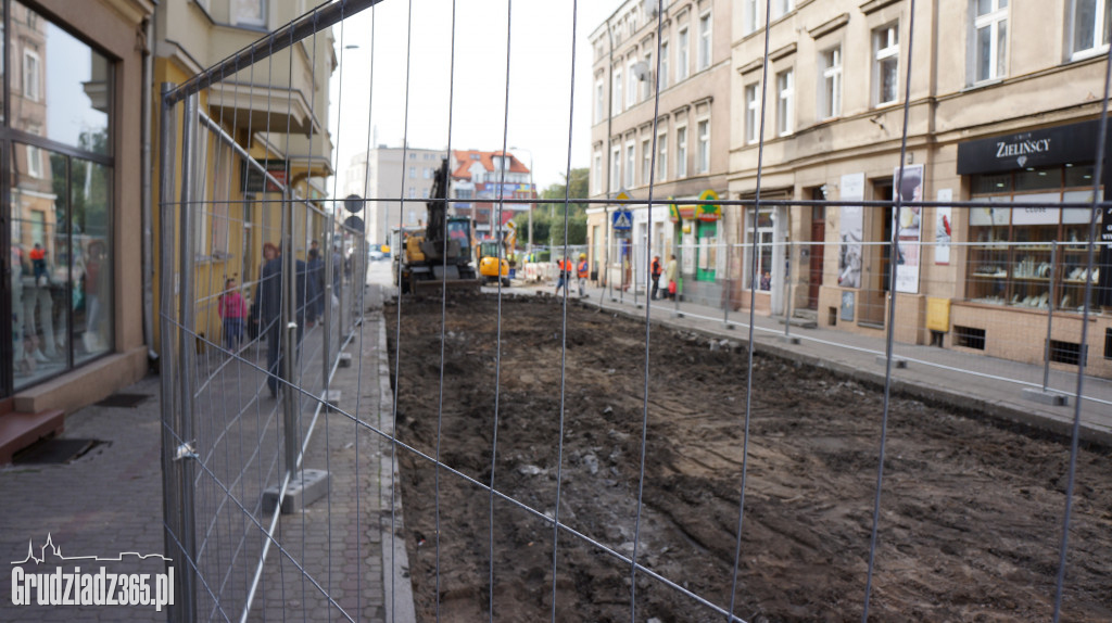 Remont ulicy Sienkiewicza w Grudziądzu