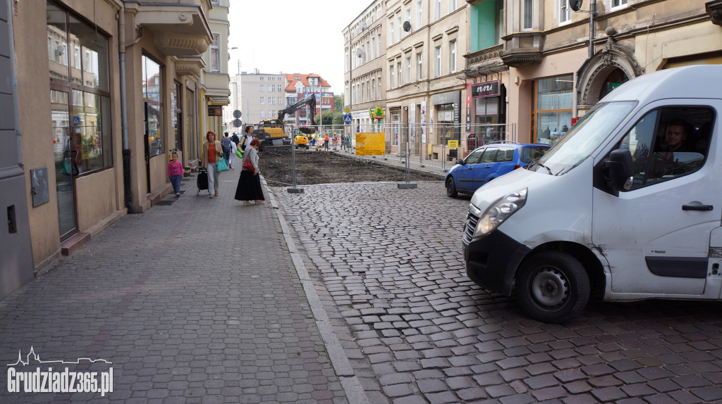 Remont ulicy Sienkiewicza w Grudziądzu