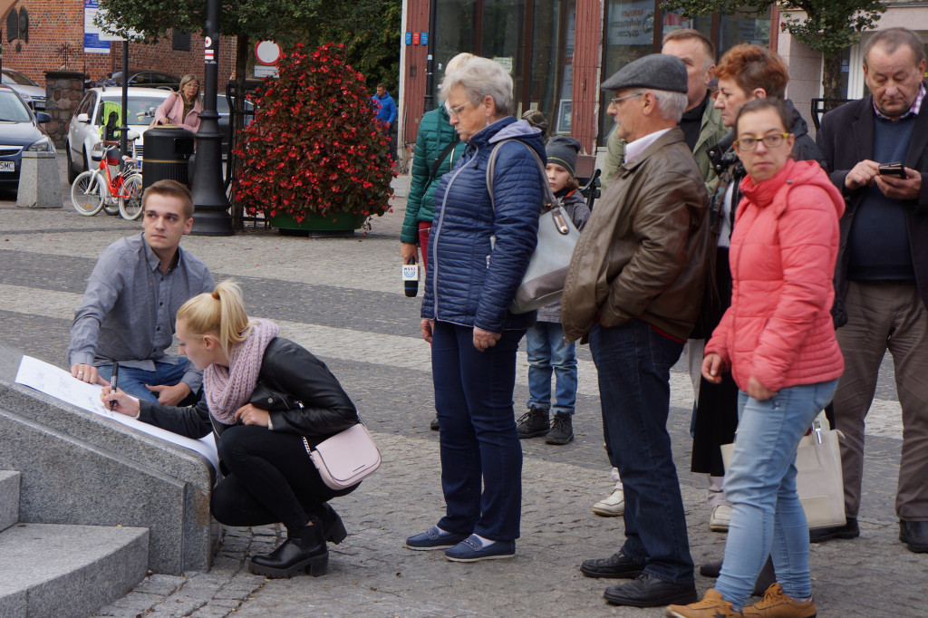 Protest mieszkańców w sprawie szpitala