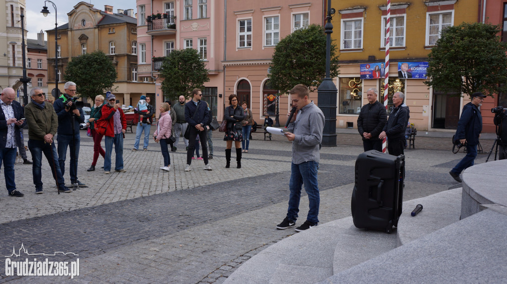 Protest mieszkańców w sprawie szpitala