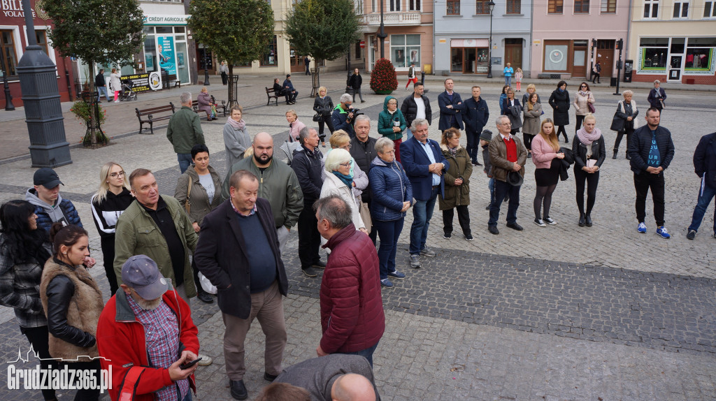 Protest mieszkańców w sprawie szpitala
