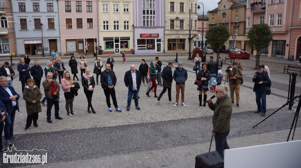 Protest mieszkańców w sprawie szpitala