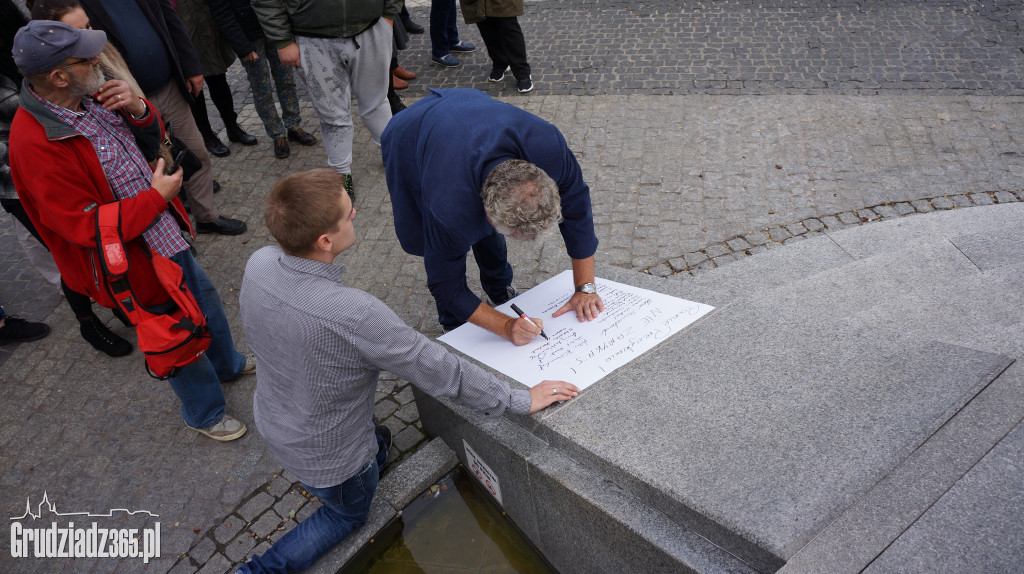 Protest mieszkańców w sprawie szpitala