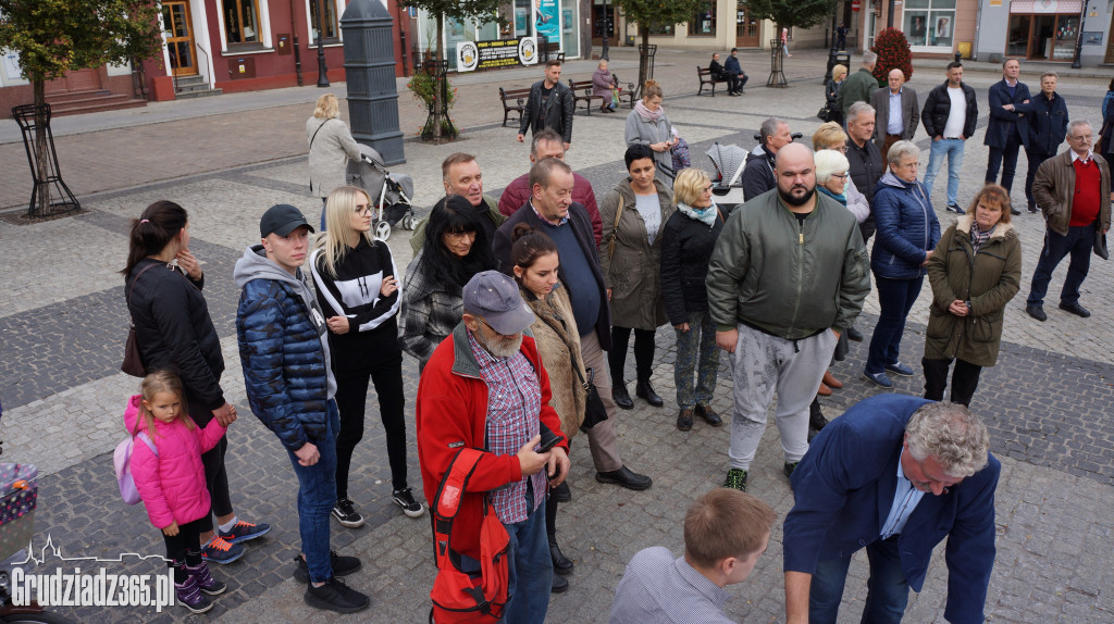 Protest mieszkańców w sprawie szpitala