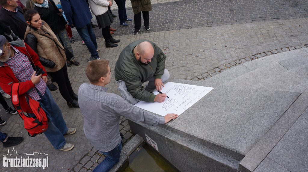 Protest mieszkańców w sprawie szpitala