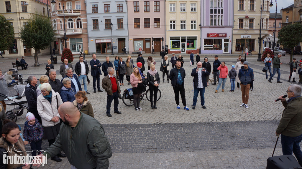Protest mieszkańców w sprawie szpitala