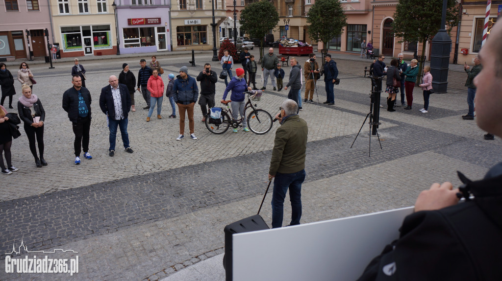 Protest mieszkańców w sprawie szpitala