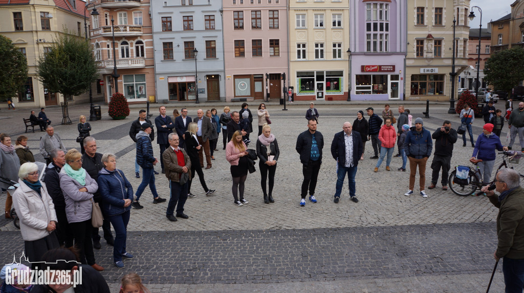 Protest mieszkańców w sprawie szpitala