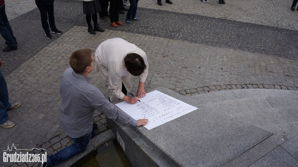 Protest mieszkańców w sprawie szpitala