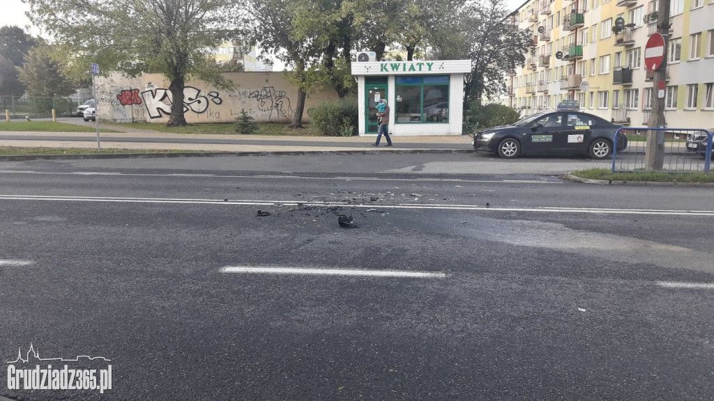 Zdarzenie drogowe na Bydgoskiej