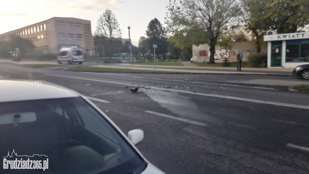 Zdarzenie drogowe na Bydgoskiej