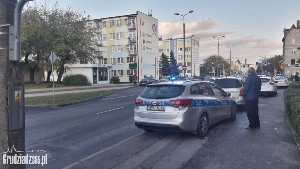 Zdarzenie drogowe na Bydgoskiej