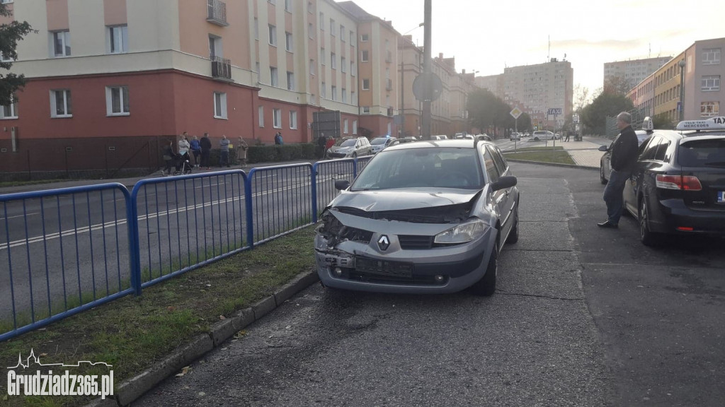 Zdarzenie drogowe na Bydgoskiej