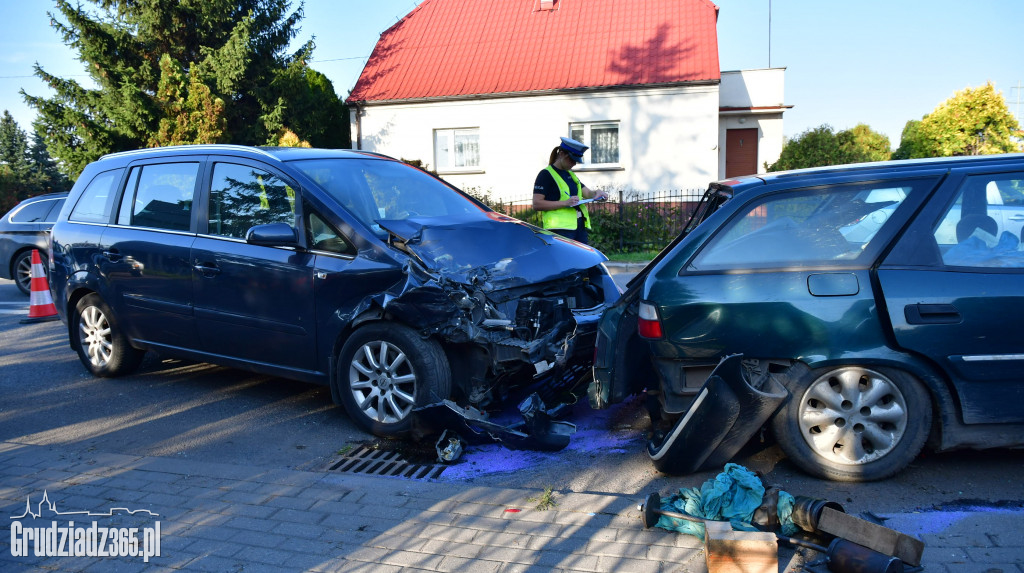Kolizja na skrzyżowaniu Łyskowskiego z Średnicówką