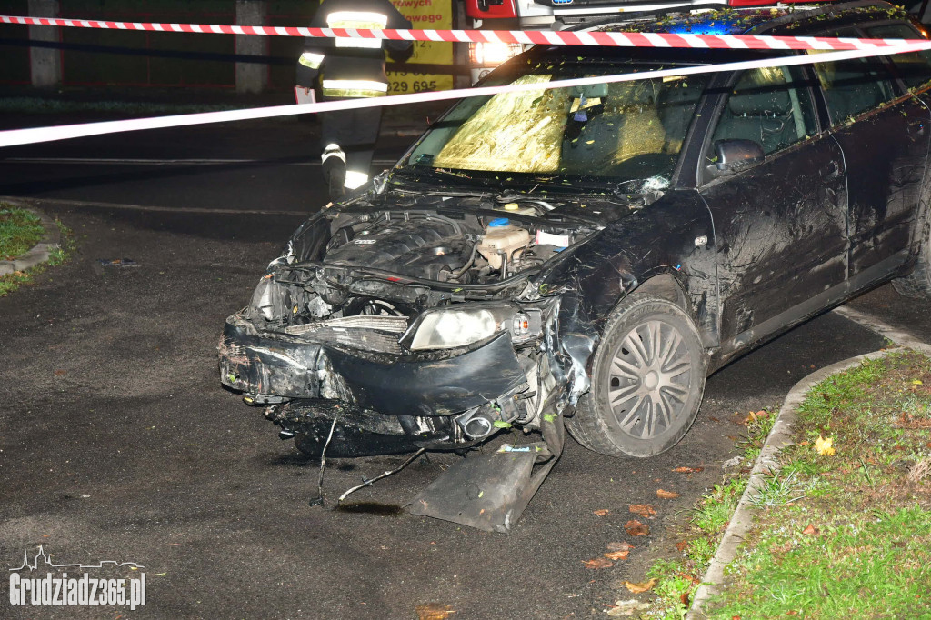 Zderzył się z płotem i uciekł z miejsca zdarzenia