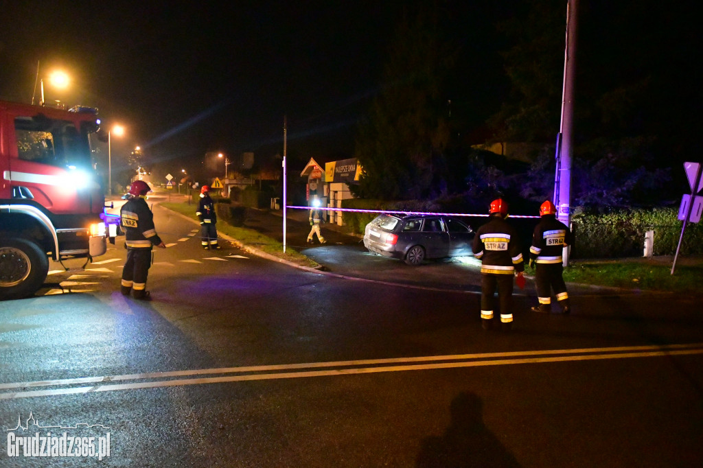 Zderzył się z płotem i uciekł z miejsca zdarzenia