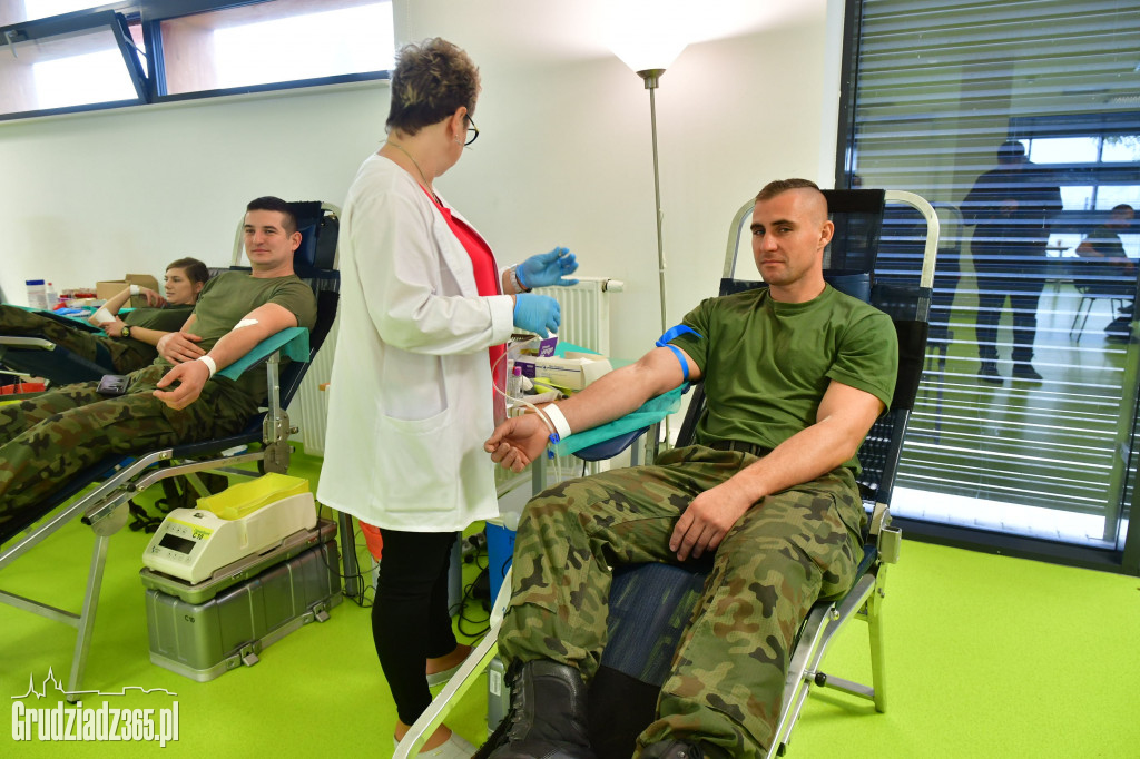 Zbiórka krwi Służb Mundurowych