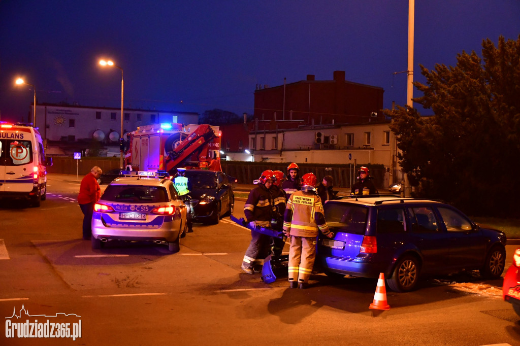 Kolizja na skrzyżowaniu Al 23 Stycznia i Focha