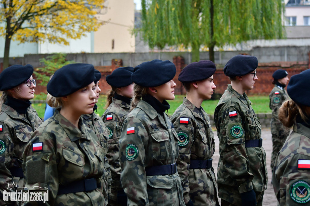 Przysięga Strzelców z III LO w Grudzidzu- foto