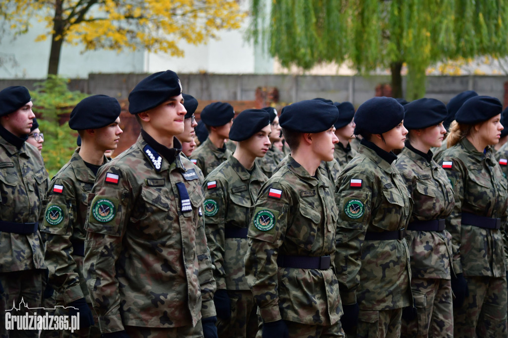 Przysięga Strzelców z III LO w Grudzidzu- foto