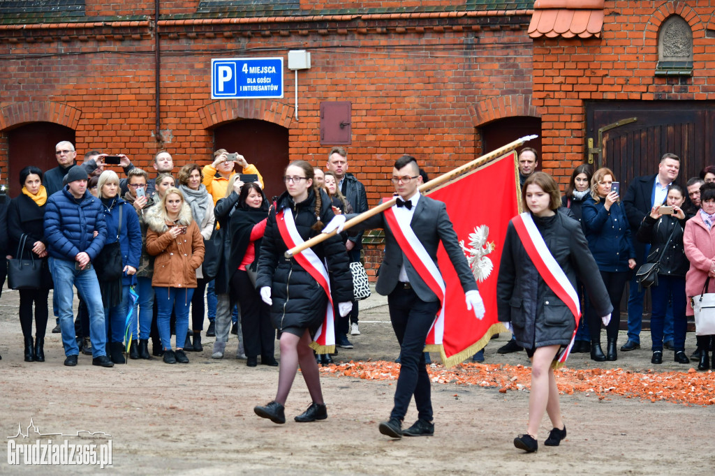 Przysięga Strzelców z III LO w Grudzidzu- foto