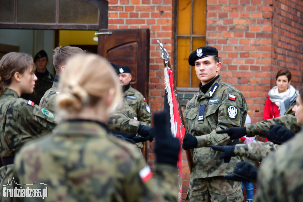 Przysięga Strzelców z III LO w Grudzidzu- foto