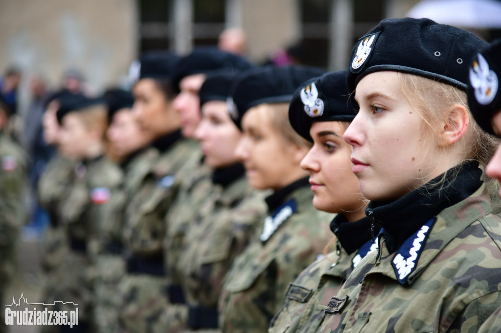 Przysięga Strzelców z III LO w Grudzidzu- foto