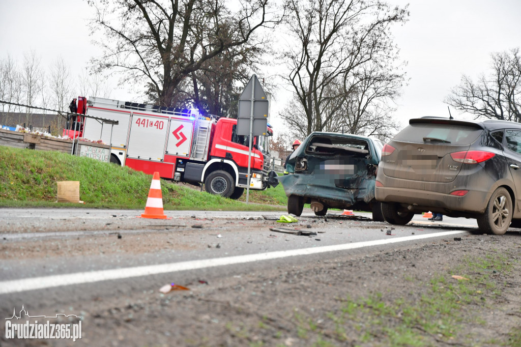 Kolizja na DK 55 na wysokości Jaworowej- utrudnienia