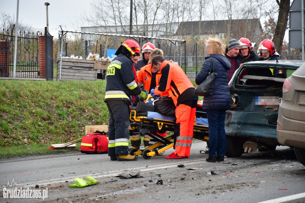 Kolizja na DK 55 na wysokości Jaworowej- utrudnienia
