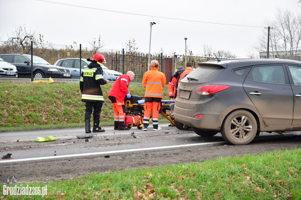 Kolizja na DK 55 na wysokości Jaworowej- utrudnienia
