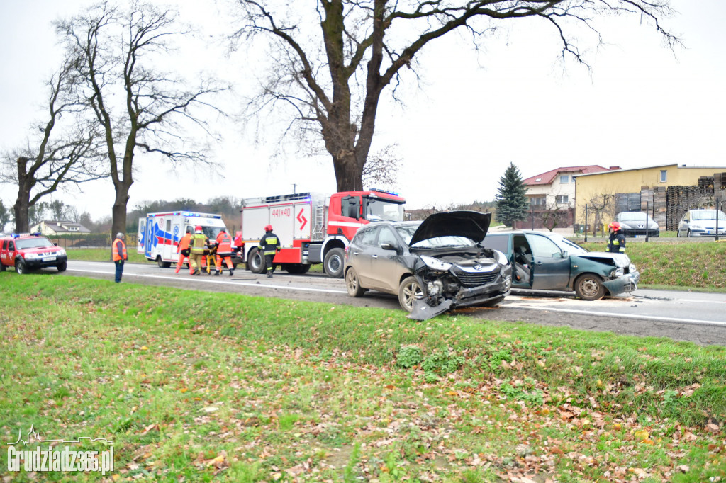 Kolizja na DK 55 na wysokości Jaworowej- utrudnienia