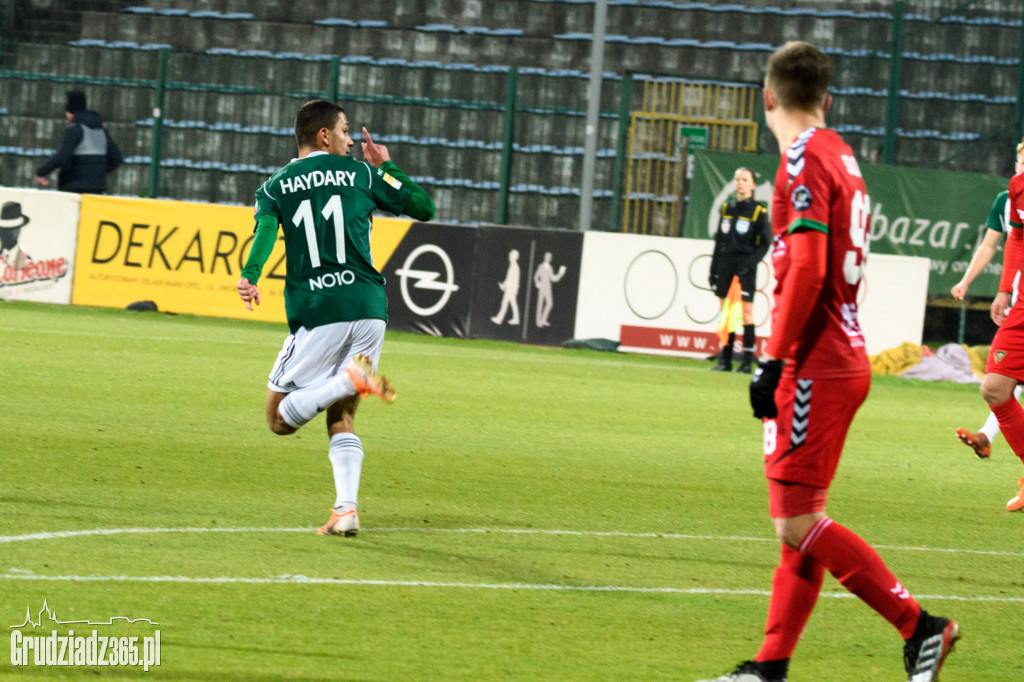 Olimpia Grudziądz pokonuje Zagłębie Sosnowiec