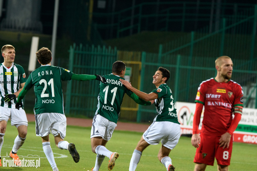 Olimpia Grudziądz pokonuje Zagłębie Sosnowiec