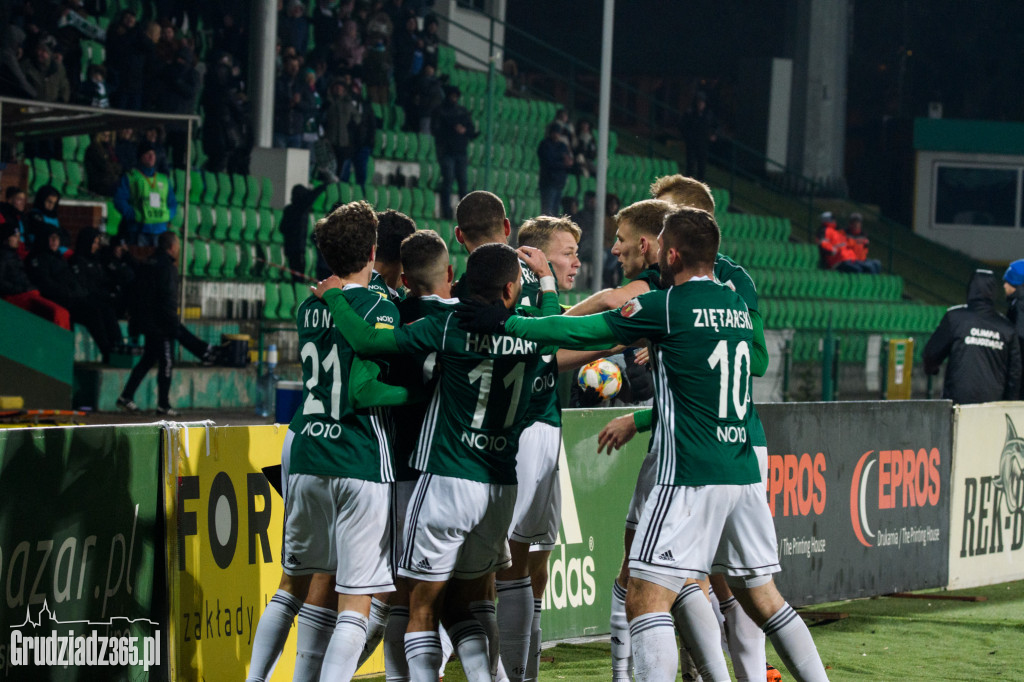 Olimpia Grudziądz pokonuje Zagłębie Sosnowiec