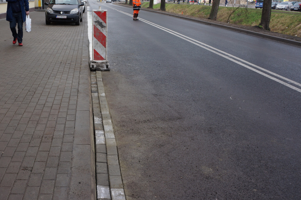 Naprawa ulicy Rapackiego w Grudziądzu