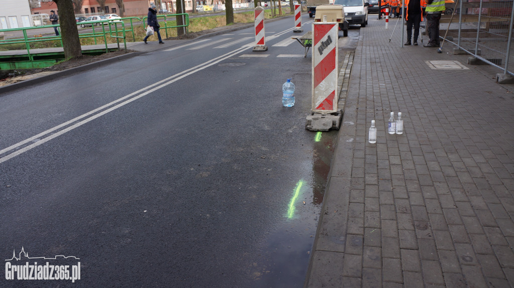 Naprawa ulicy Rapackiego w Grudziądzu