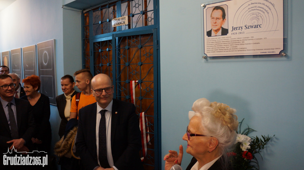 Odsłonięcie tablicy upamiętniającej Jerzego Szwarca