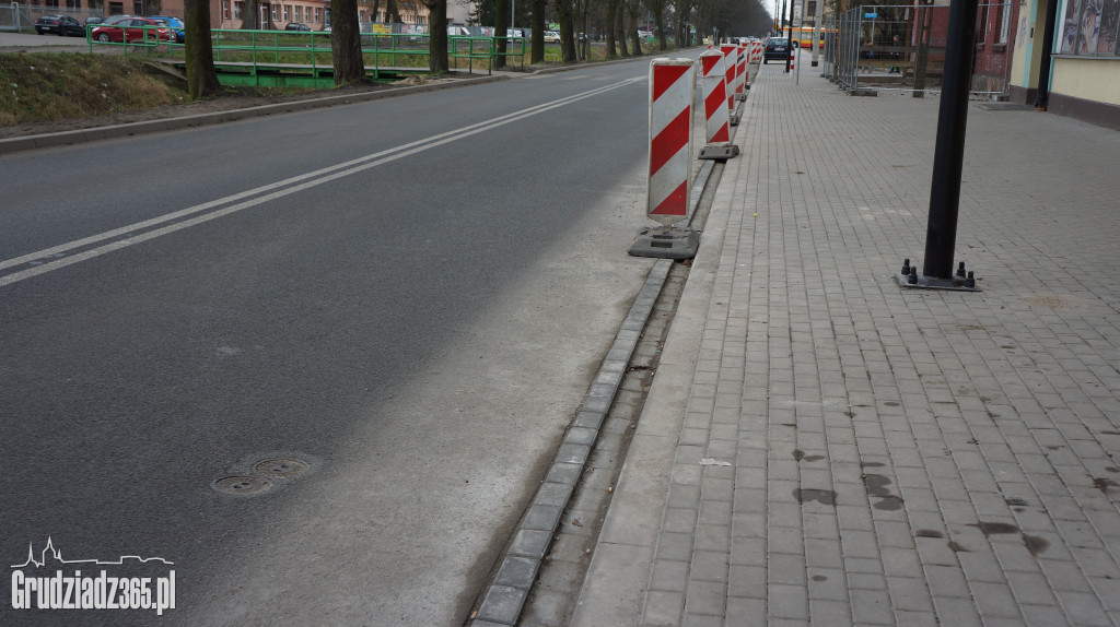 Remont ulicy Rapackiego w Grudziądzu