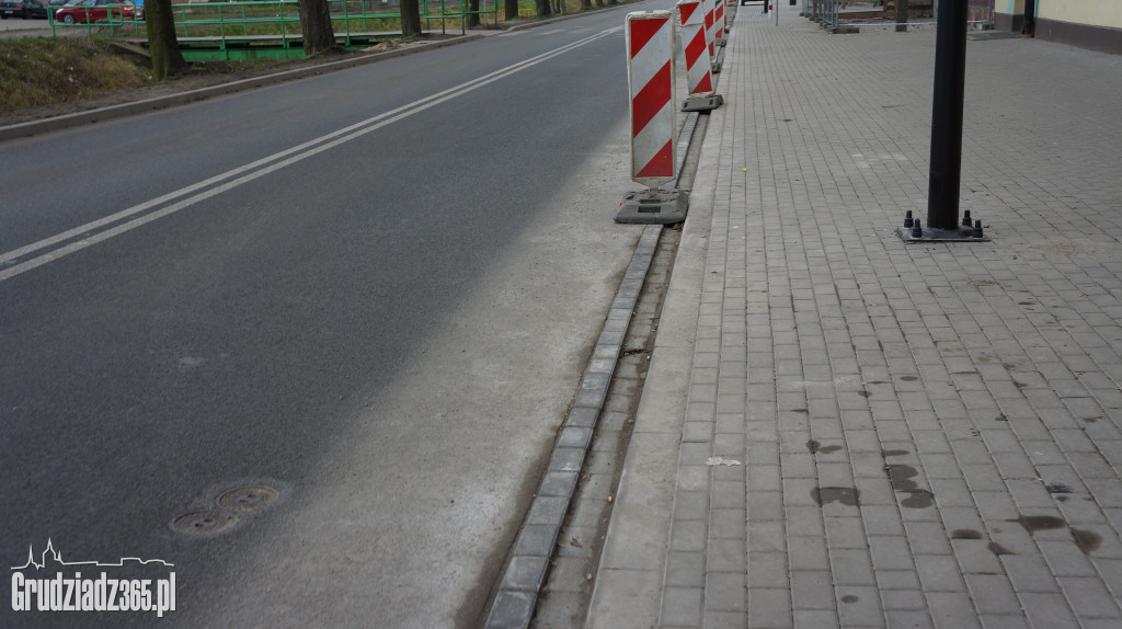 Remont ulicy Rapackiego w Grudziądzu