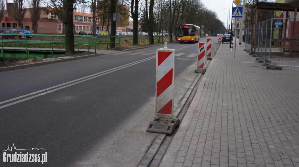 Remont ulicy Rapackiego w Grudziądzu